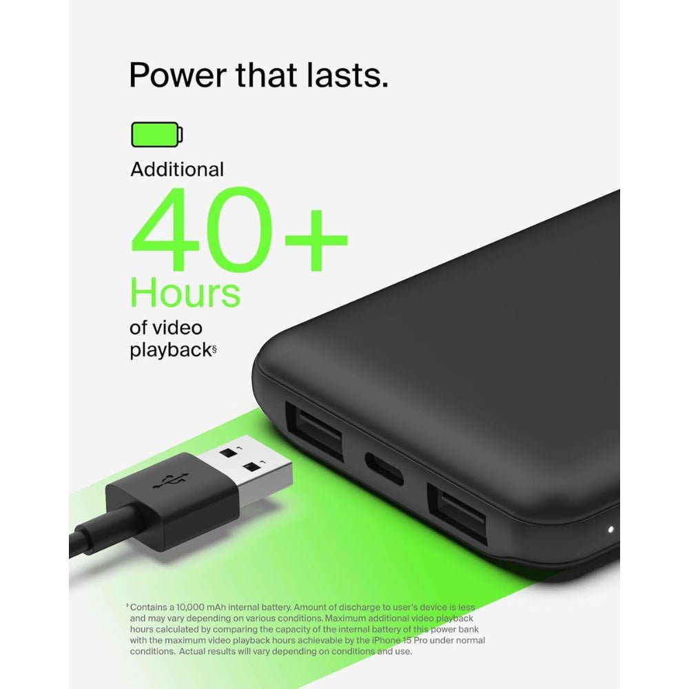 Belkin - Belkin BoostCharge Power Bank 10K 15W - Cle Market