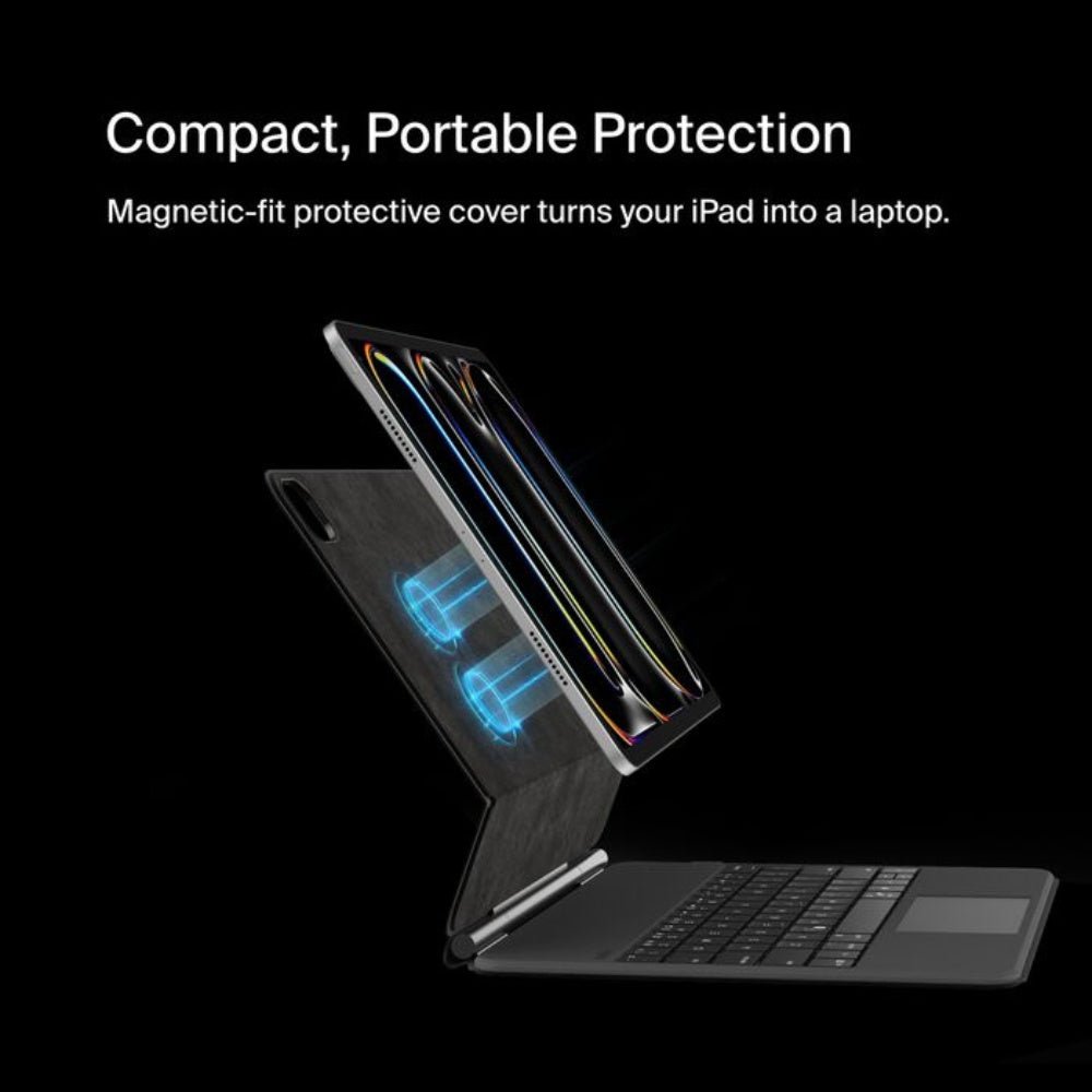 Belkin - Belkin Pro Keyboard Case with Magnetic Stand for iPad Pro 13 (M4) - English - Arabic - Cle Market