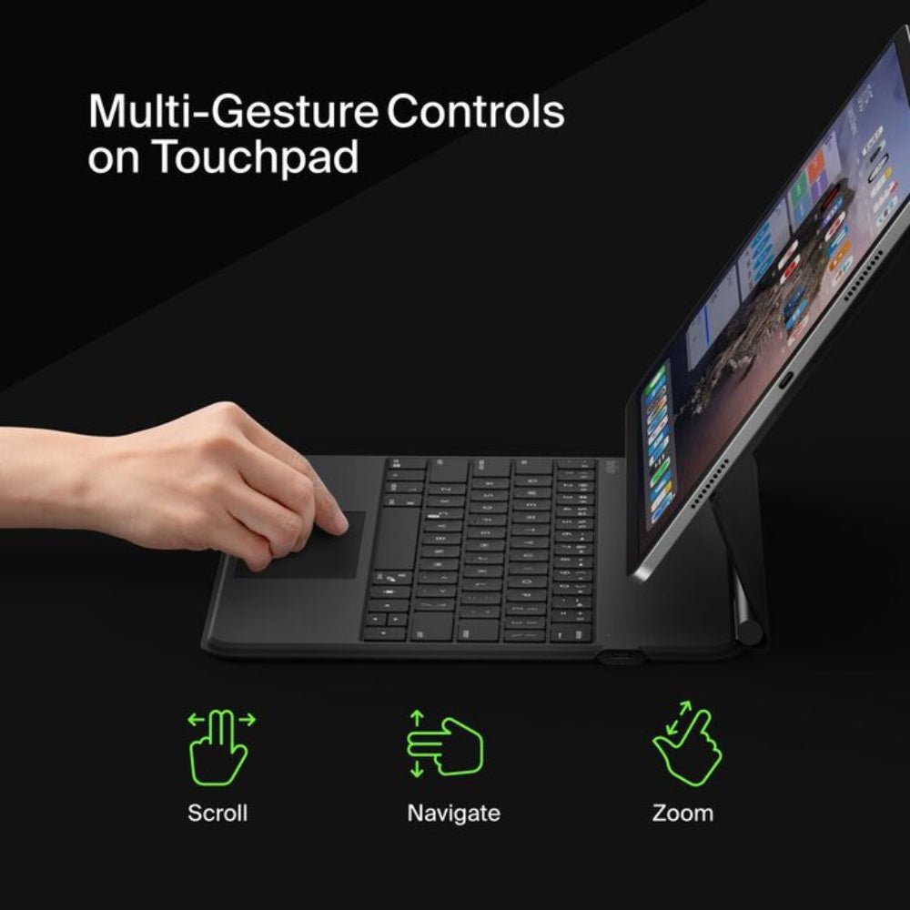 Belkin - Belkin Pro Keyboard Case with Magnetic Stand for iPad Pro 13 (M4) - English - Arabic - Cle Market