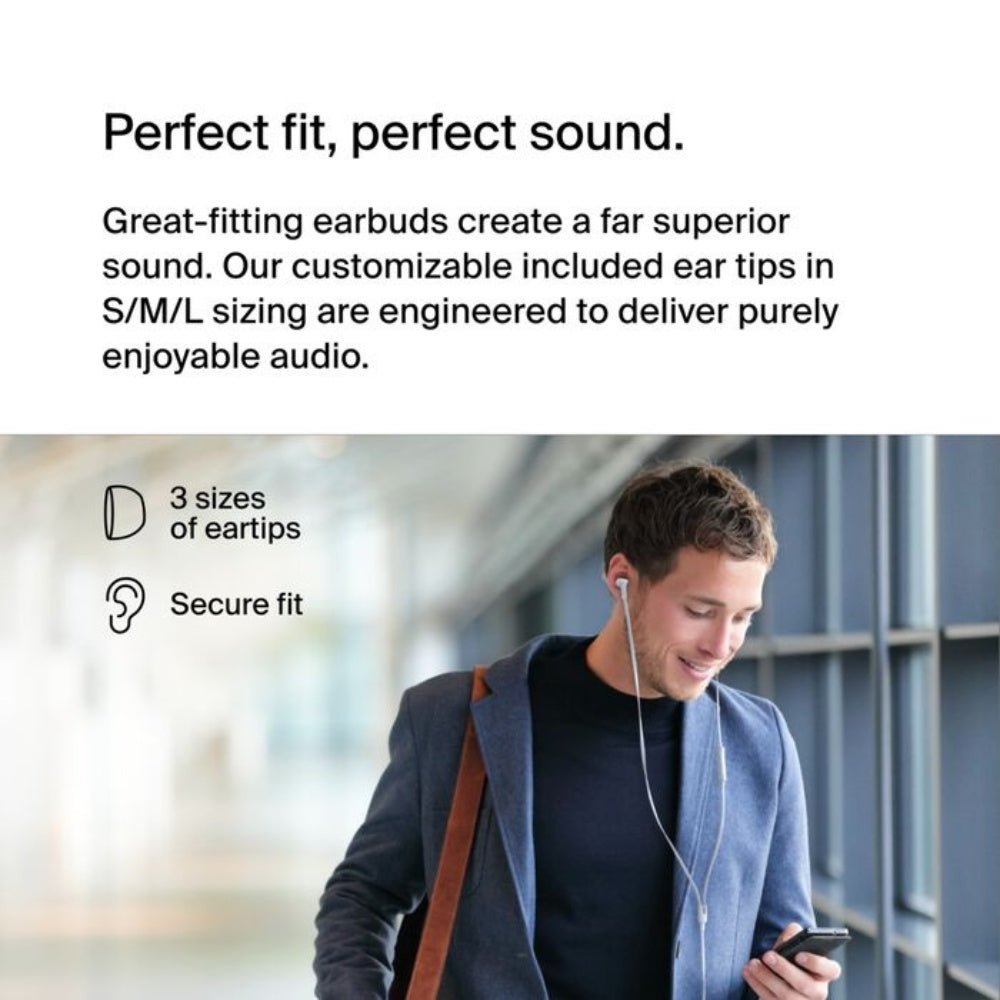 Belkin - Belkin SoundForm Wired USB - C Earbuds - Cle Market
