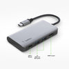 Belkin - Belkin USB - C 4 - in - 1 Multiport Adapter - Cle Market