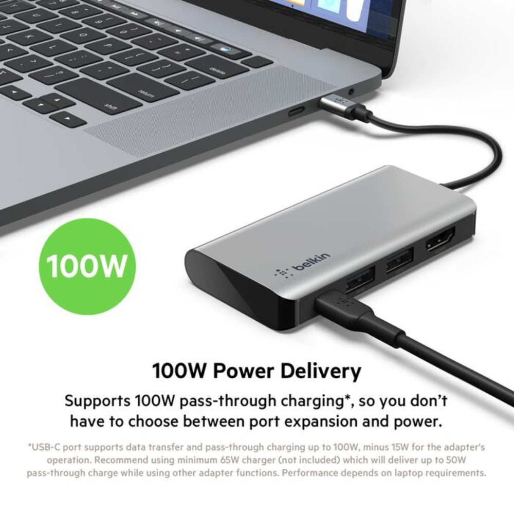 Belkin - Belkin USB - C 4 - in - 1 Multiport Adapter - Cle Market