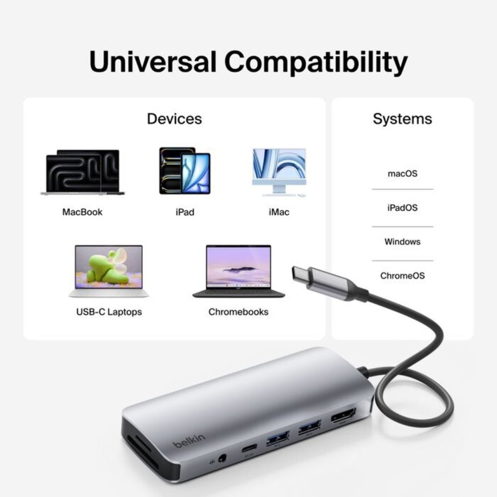 Belkin - Belkin USB - C 7 - in - 1 Multiport Adapter - Cle Market