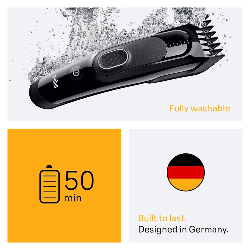 Braun Series 5 HC5510 Hair Clipper – Glossy Black