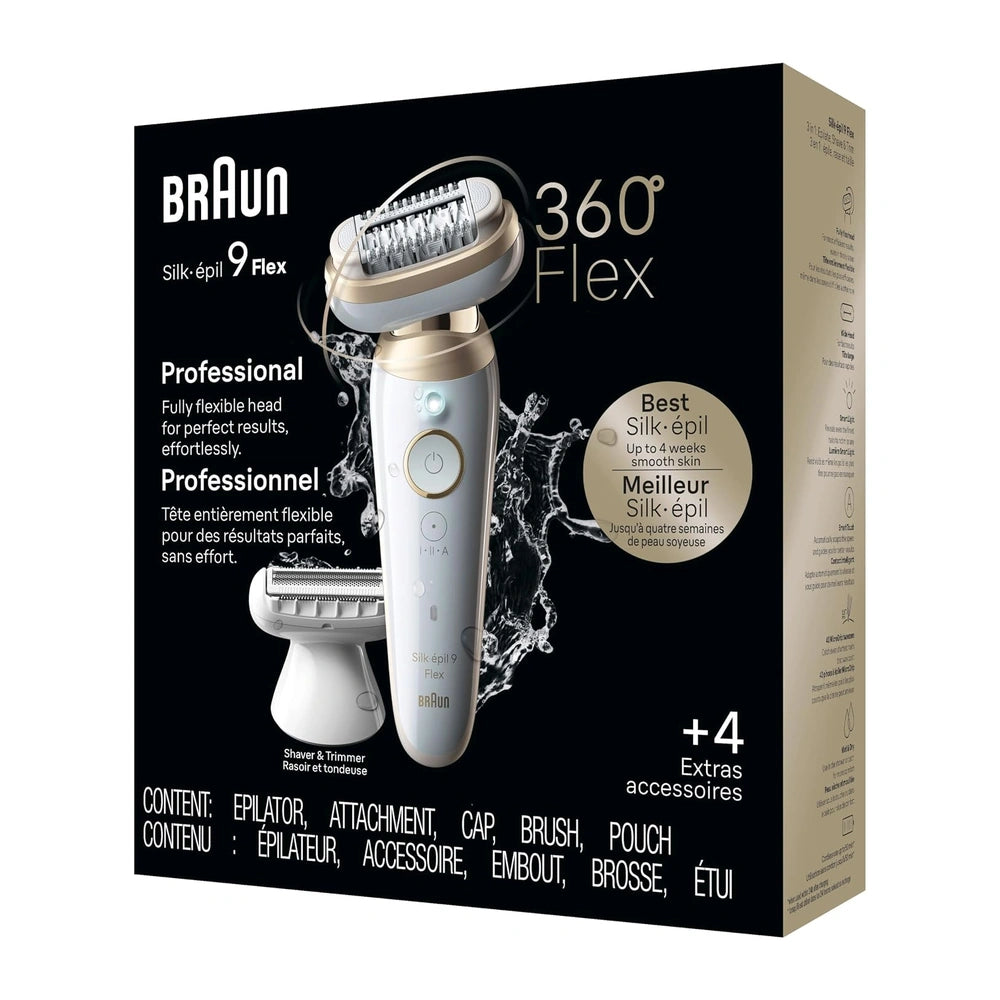 Braun Silk-épil 9 Flex 3D SES9-041 Epilator – Tinted Gold