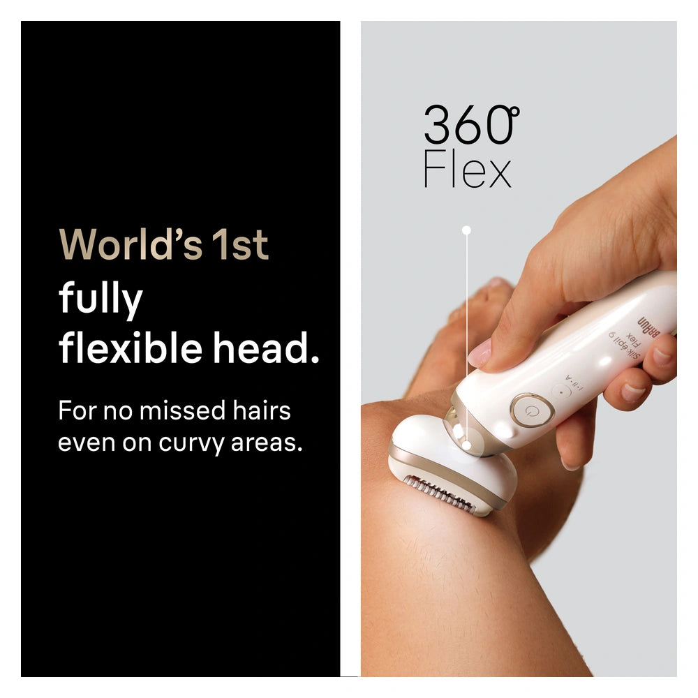 Braun Silk-épil 9 Flex 3D SES9-060 Epilator – Tinted Gold