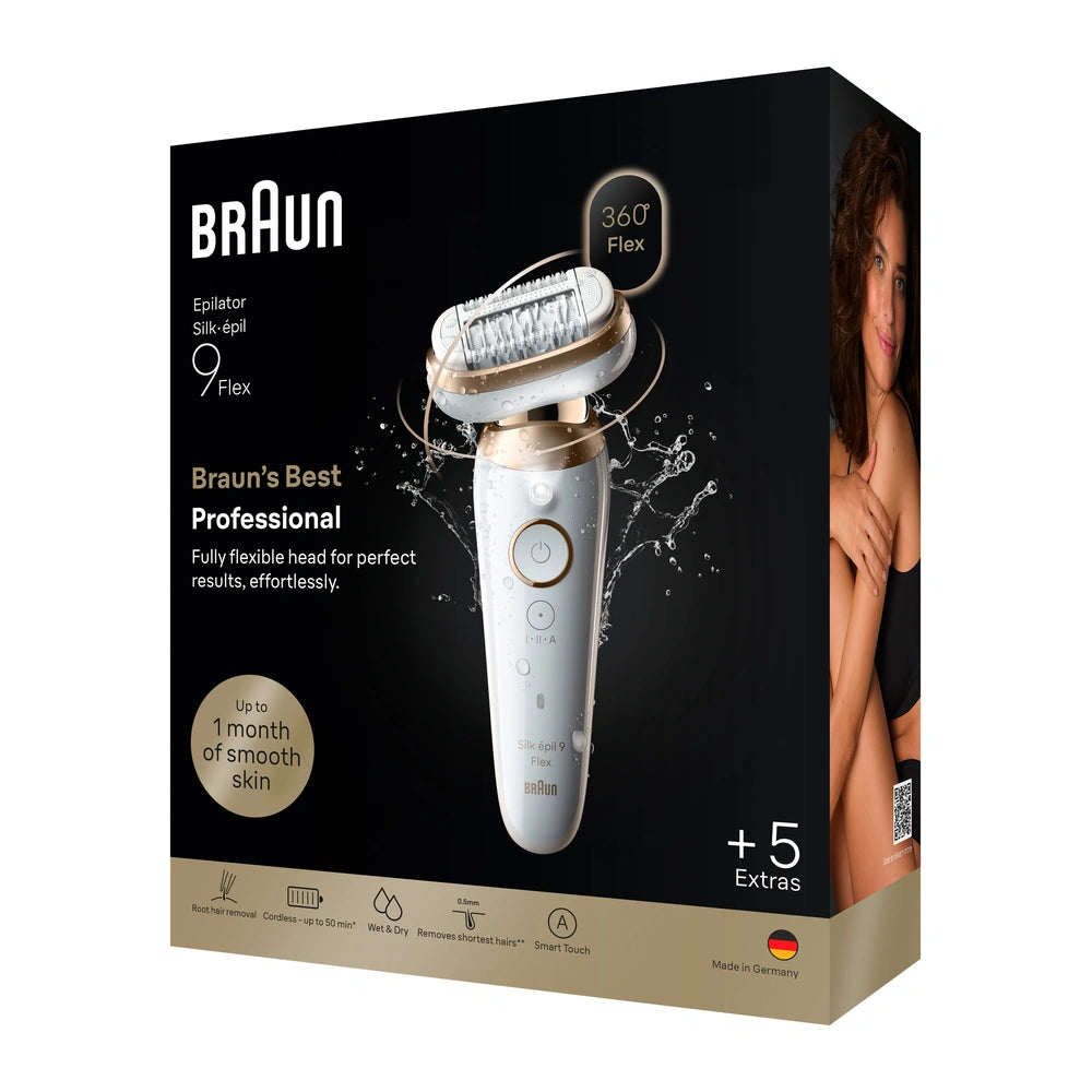 Braun Silk-épil 9 Flex 3D SES9-060 Epilator – Tinted Gold