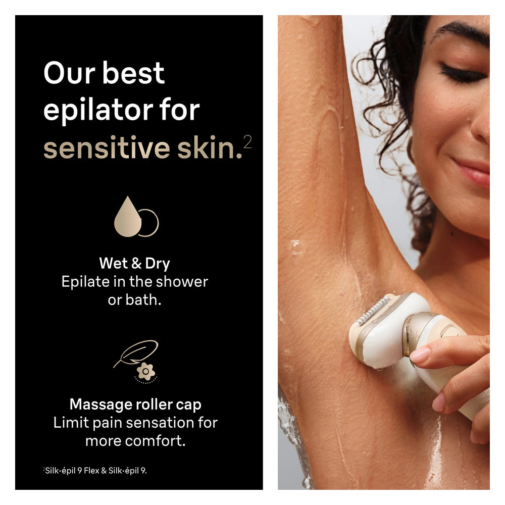 Braun Silk-épil 9 Flex 3D SES9-060 Epilator – Tinted Gold