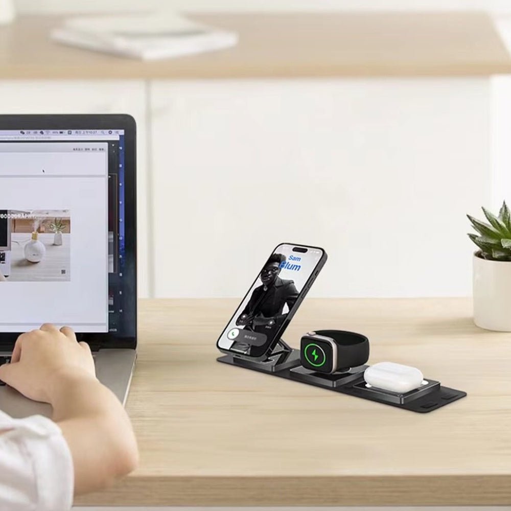 Coteci - Coteci 4 in 1 Wireless Folding Charger - Cle Market