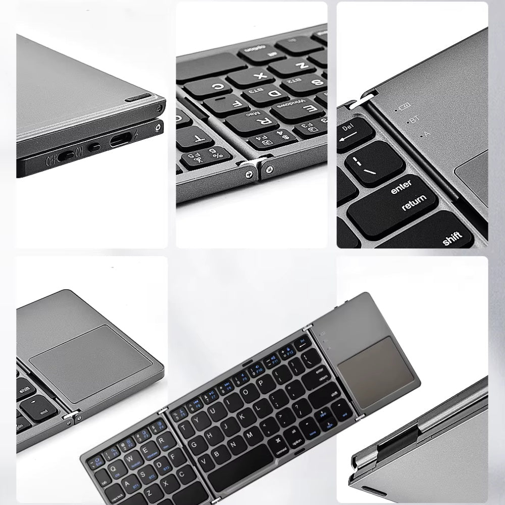 Coteci - Coteci 63 Key Tri - fold Touchpad Keyboard - Cle Market