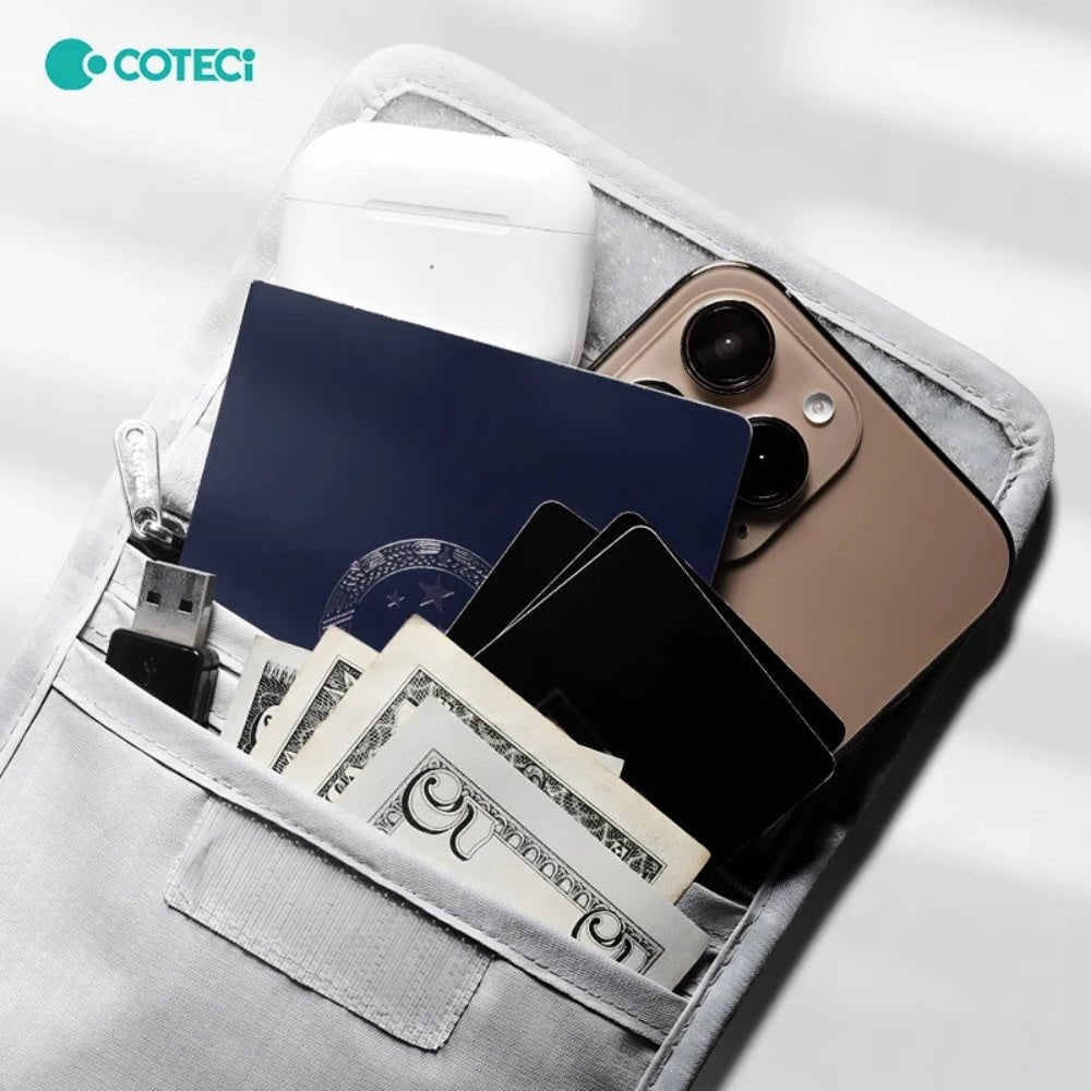 Coteci - Coteci Anti - Theft Swipe Passport Bag - Cle Market
