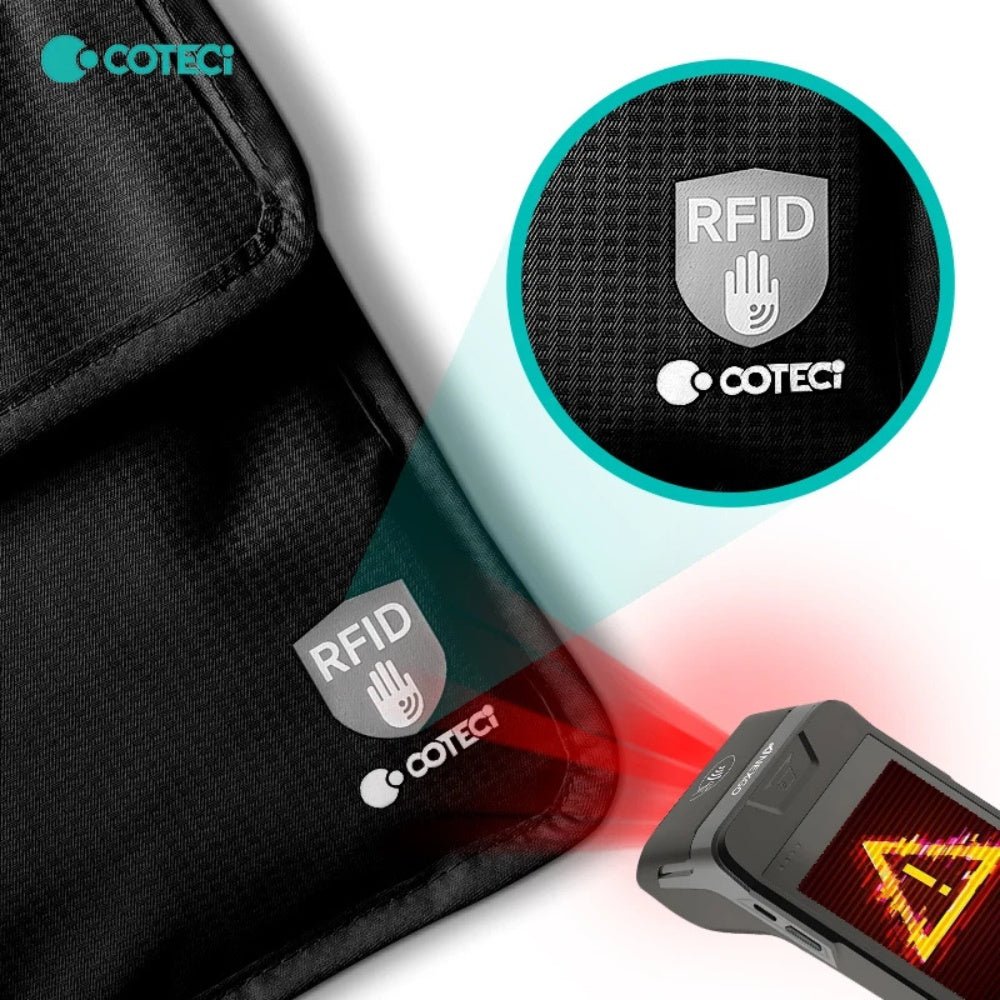 Coteci - Coteci Anti - Theft Swipe Passport Bag - Cle Market