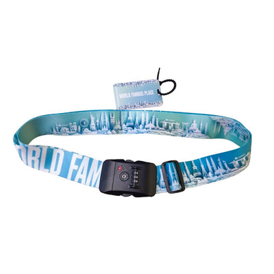 Coteci - Coteci Customs Lock Buckle Luggage Strap Tag Set - World Architecture - Cle Market