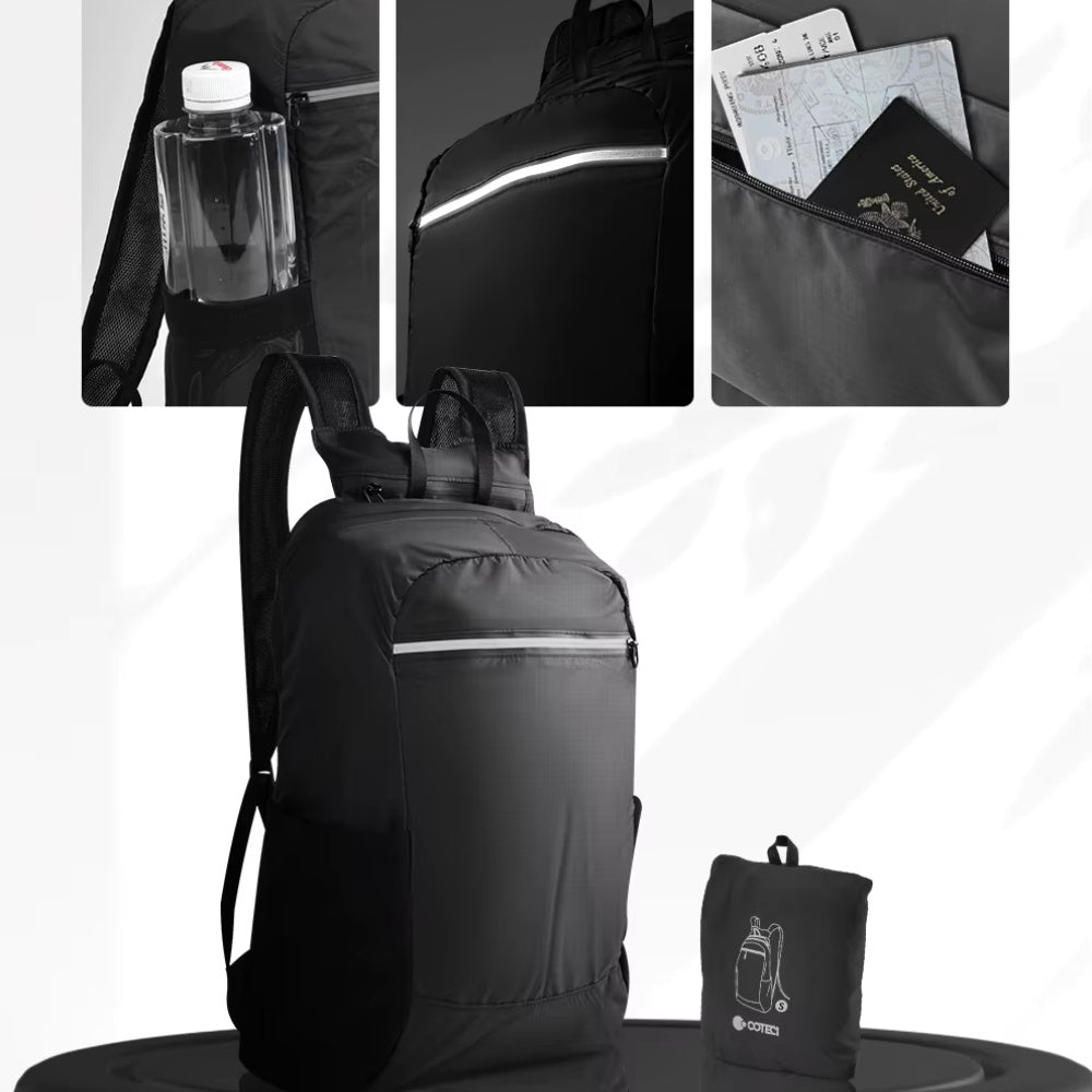 Coteci - Coteci Foldable Luggage BackPack with Hat - Cle Market