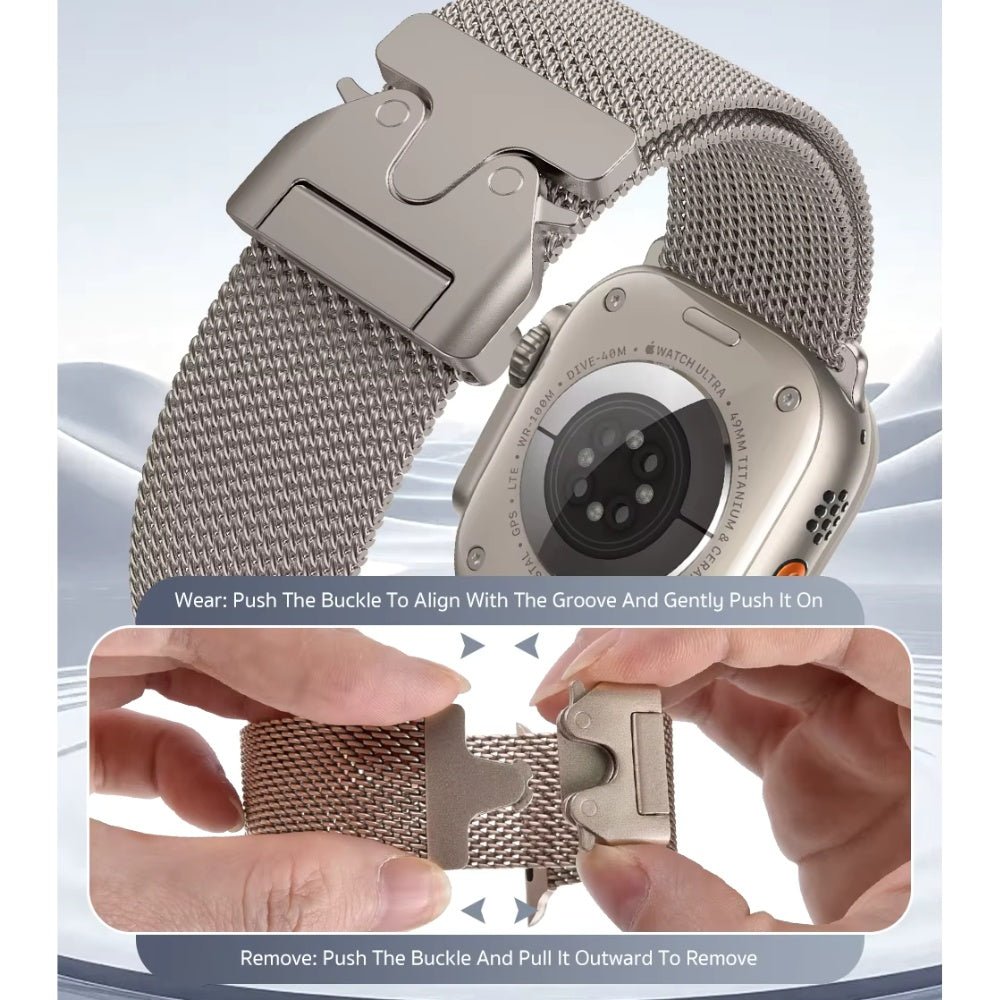 Coteci - Coteci Milanese Band for Apple Watch 42 44 45 46 49mm - Cle Market