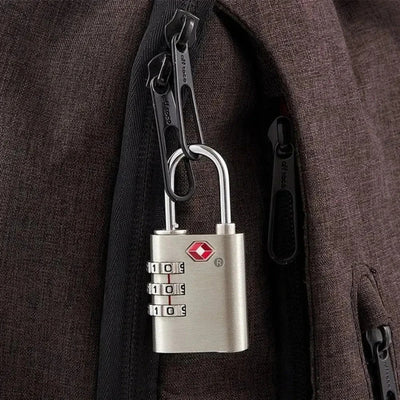 Coteci - Coteci Zinc Alloy TSA Lock 3 Digit Combination Code Lock - Cle Market