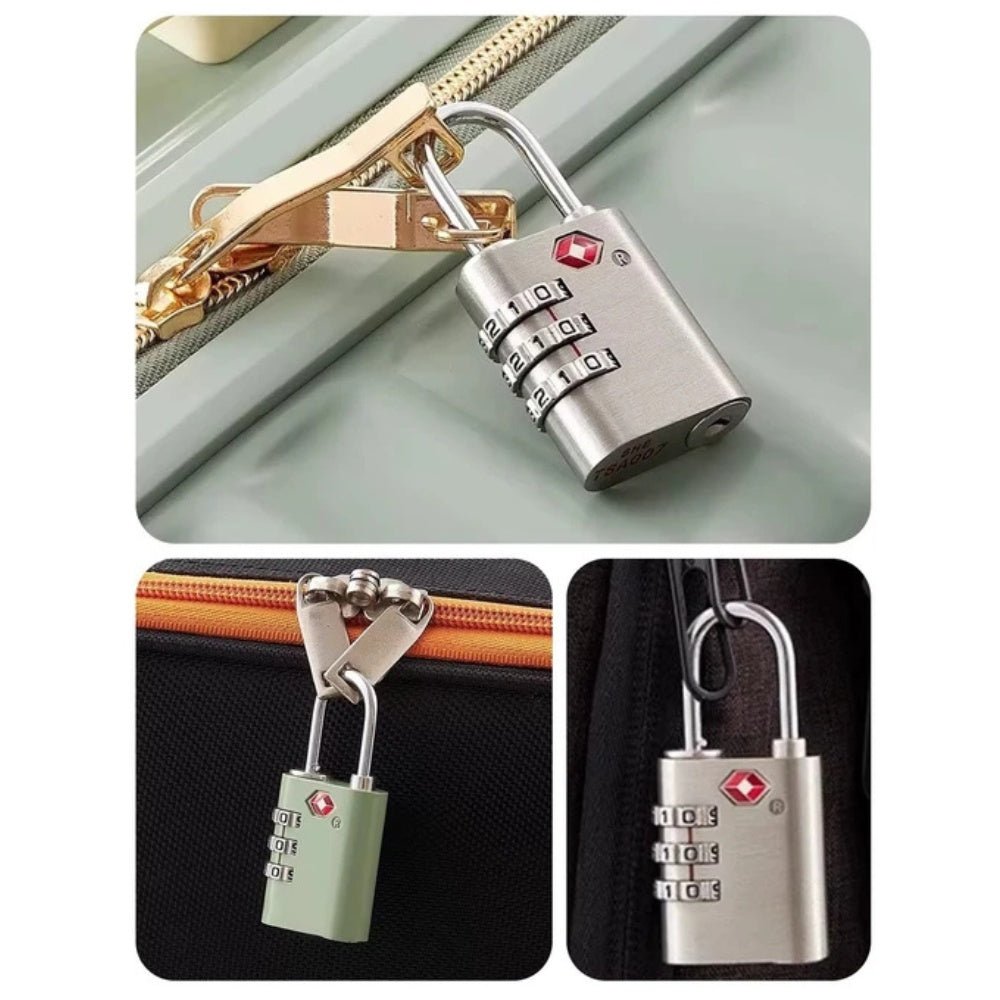 Coteci - Coteci Zinc Alloy TSA Lock 3 Digit Combination Code Lock - Cle Market