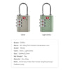 Coteci - Coteci Zinc Alloy TSA Lock 3 Digit Combination Code Lock - Cle Market