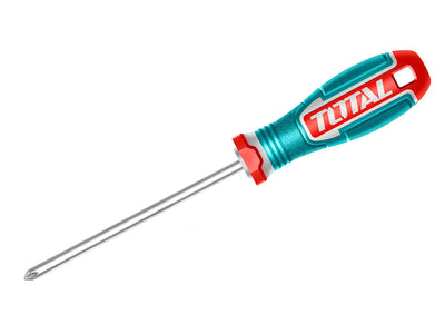 Total TSDPH0075 screwdriver with phillips tip, steel shaft and ergonomic handle