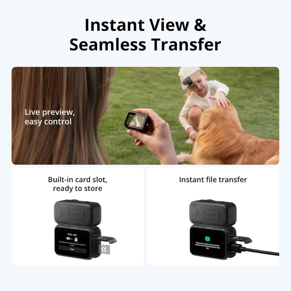 DJI - DJI Osmo Nano Standard Combo (128GB) - Cle Market