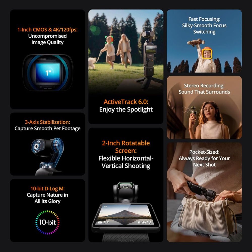 DJI - DJI Osmo Pocket 3 - Cle Market