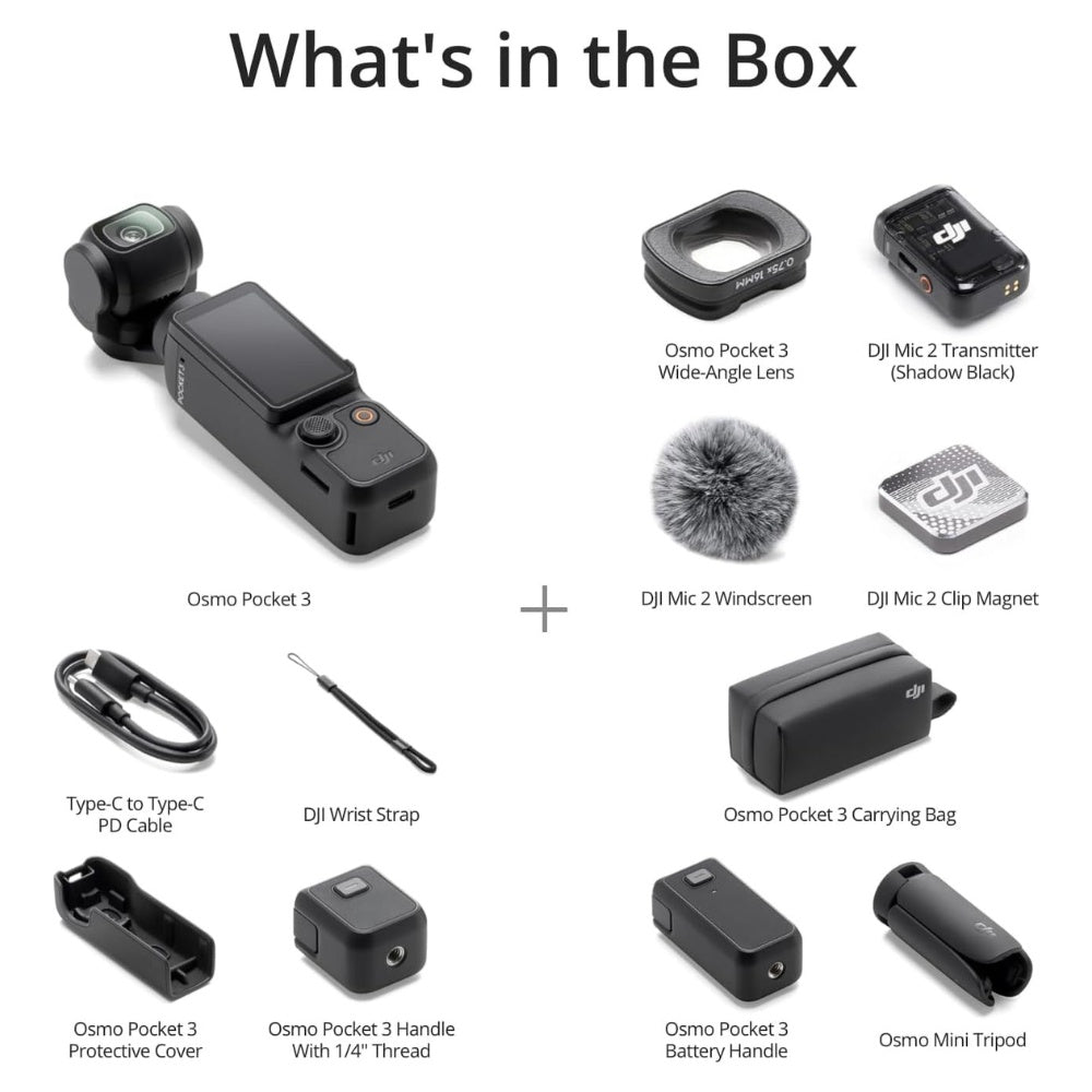 DJI - DJI Osmo Pocket 3 Creator Combo - Cle Market
