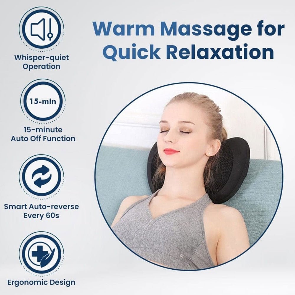 Dr Physio - Dr Physio USA Shiatsu Cushion Full Body Neck Massager Machine 1012 - Cle Market