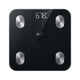 eufy Smart Scale A1 showing digital display with body weight and health metrics in a modern setting