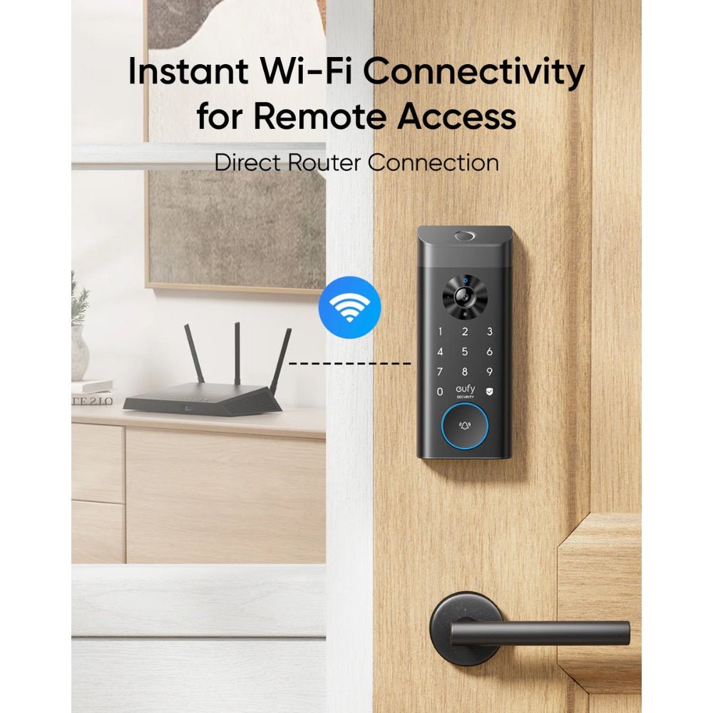 eufy - eufy Video Smart Wifi Door Lock Doorbell Camera E330 - Cle Market