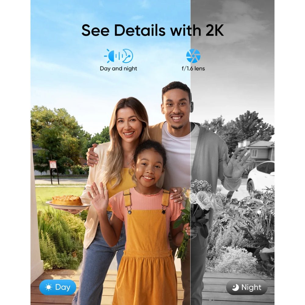 eufy - eufy Video Smart Wifi Door Lock Doorbell Camera E330 - Cle Market