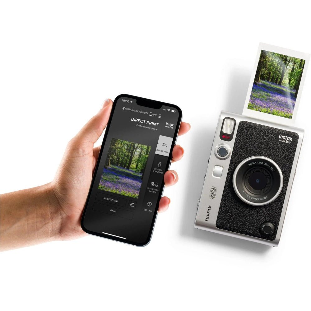 Fujifilm - Fujifilm Instax Mini EVO Hybrid Instant Camera - Cle Market