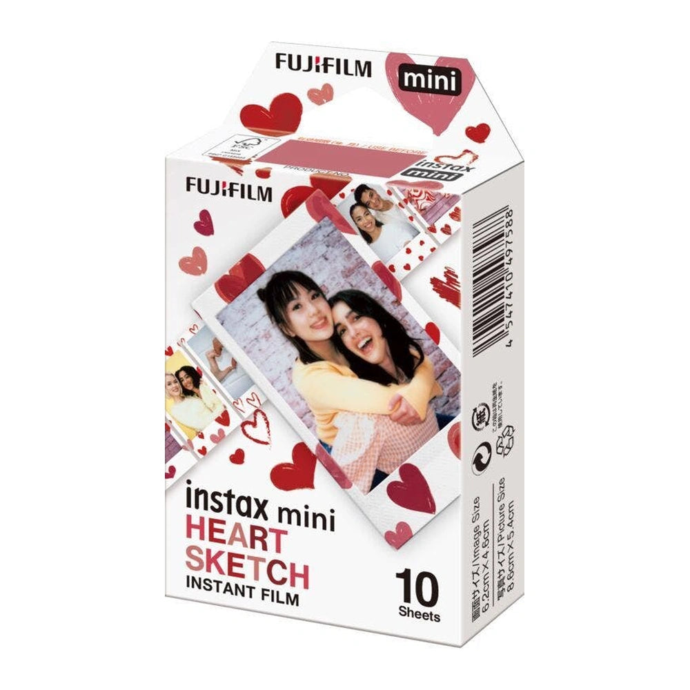 Fujifilm instax mini Hearts Instant Film – 10 Sheets