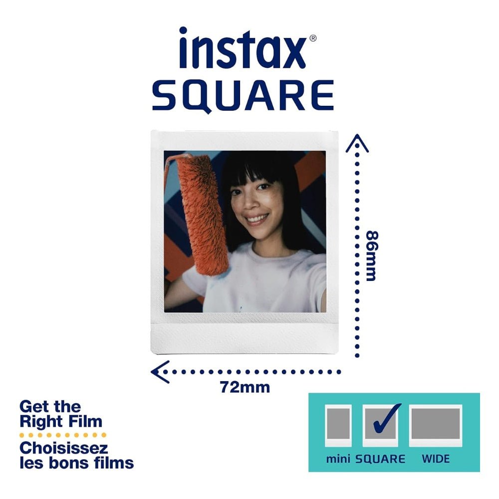 Fujifilm - Fujifilm Instax Square Film (10 Sheets) - Cle Market