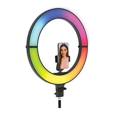 Green Lion 18-inch Foldable Ring Light – Black