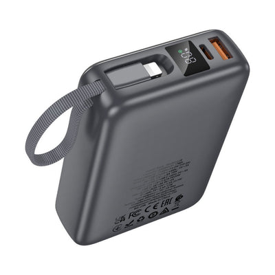 Hoco - Hoco 18W Power Bank 20000mAh Built - in Cable Q39 - Cle Market