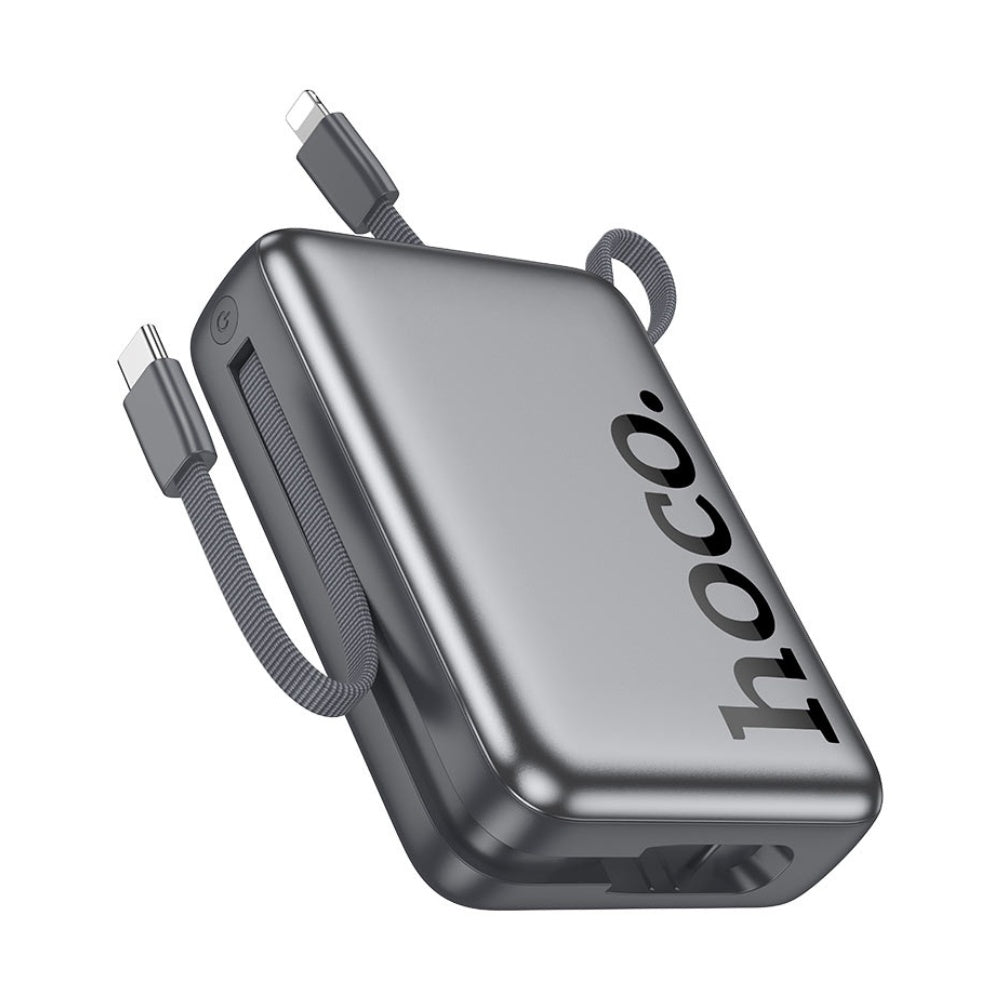 Hoco - Hoco 18W Power Bank 20000mAh Built - in Cable Q39 - Cle Market