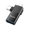 Hoco - Hoco 2 in 1 USB Adapter UA17 - Cle Market