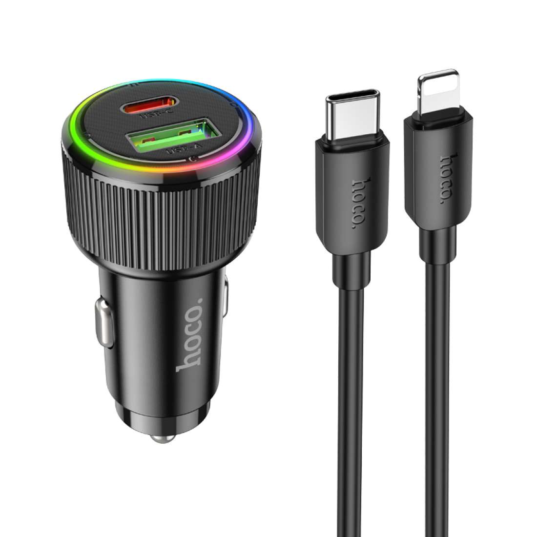 Hoco - Hoco 38W Car Charger Set NZ14A - Cle Market