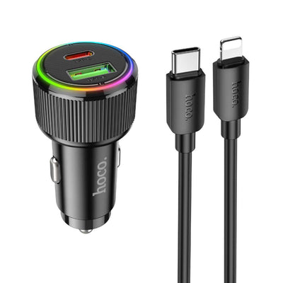 Hoco - Hoco 38W Car Charger Set NZ14A - Cle Market