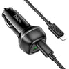 Hoco 48W Car charger Set with USB-C to Lightning Cable - Cle Market