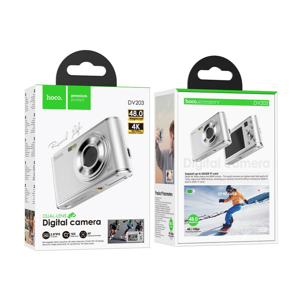Hoco 4K Ultra HD video Digital camera DV203 - Cle Market