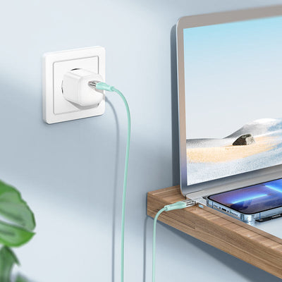 Hoco - Hoco 60W Transparent Braided USB - C Cable U111 - Cle Market