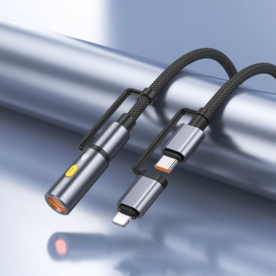 Hoco - Hoco All in One Charging Cable Lightning with Cigarette Lighter U138 - Cle Market