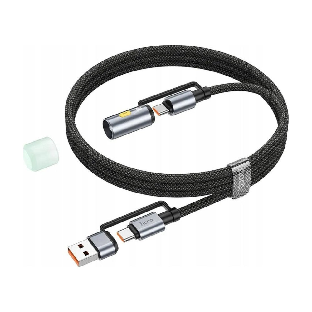 Hoco - Hoco All in One Charging Cable USB - C with Led Light U138 - Cle Market