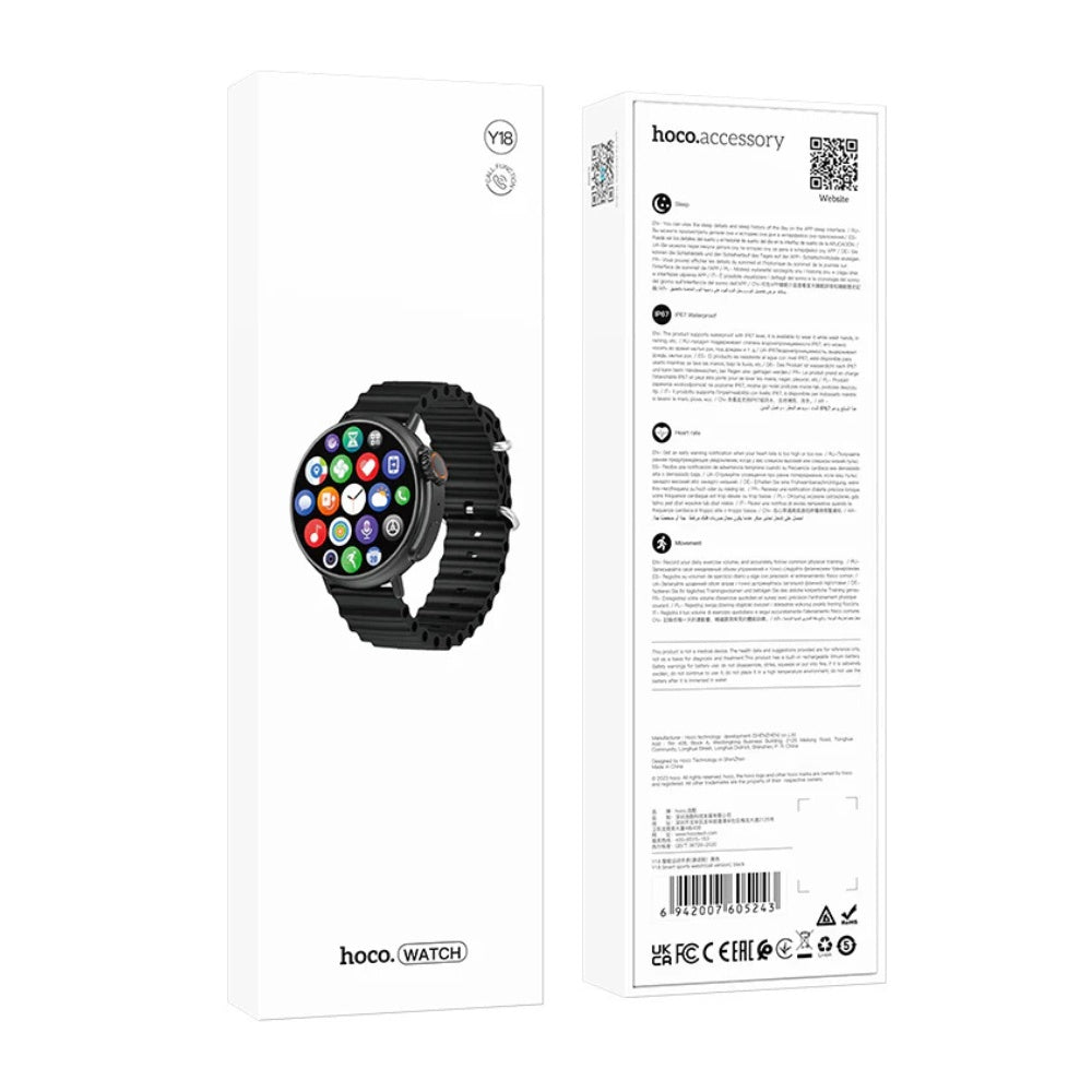 Hoco - Hoco Call Version Sports Smartwatch - Cle Market