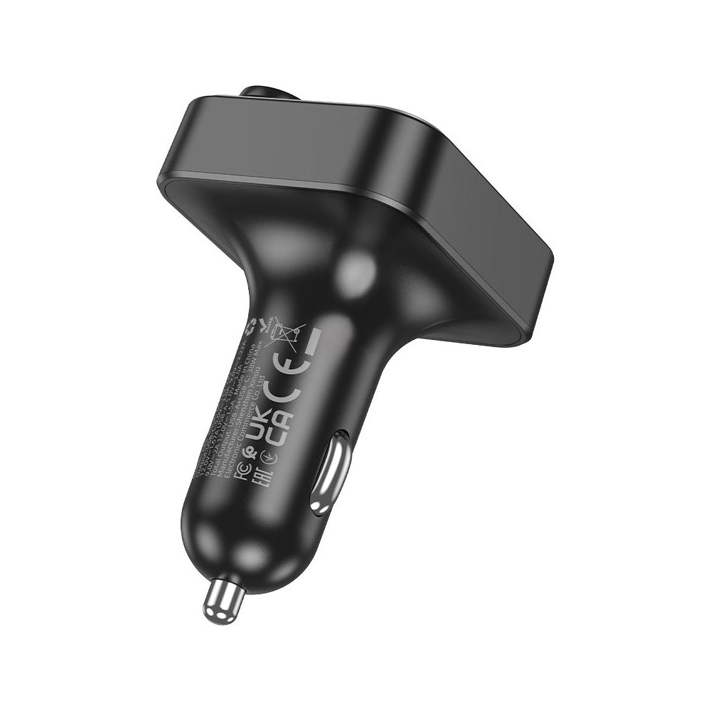 Hoco - Hoco Car Charger PD20W QC3.0 with FM Transmitter E85 - Cle Market
