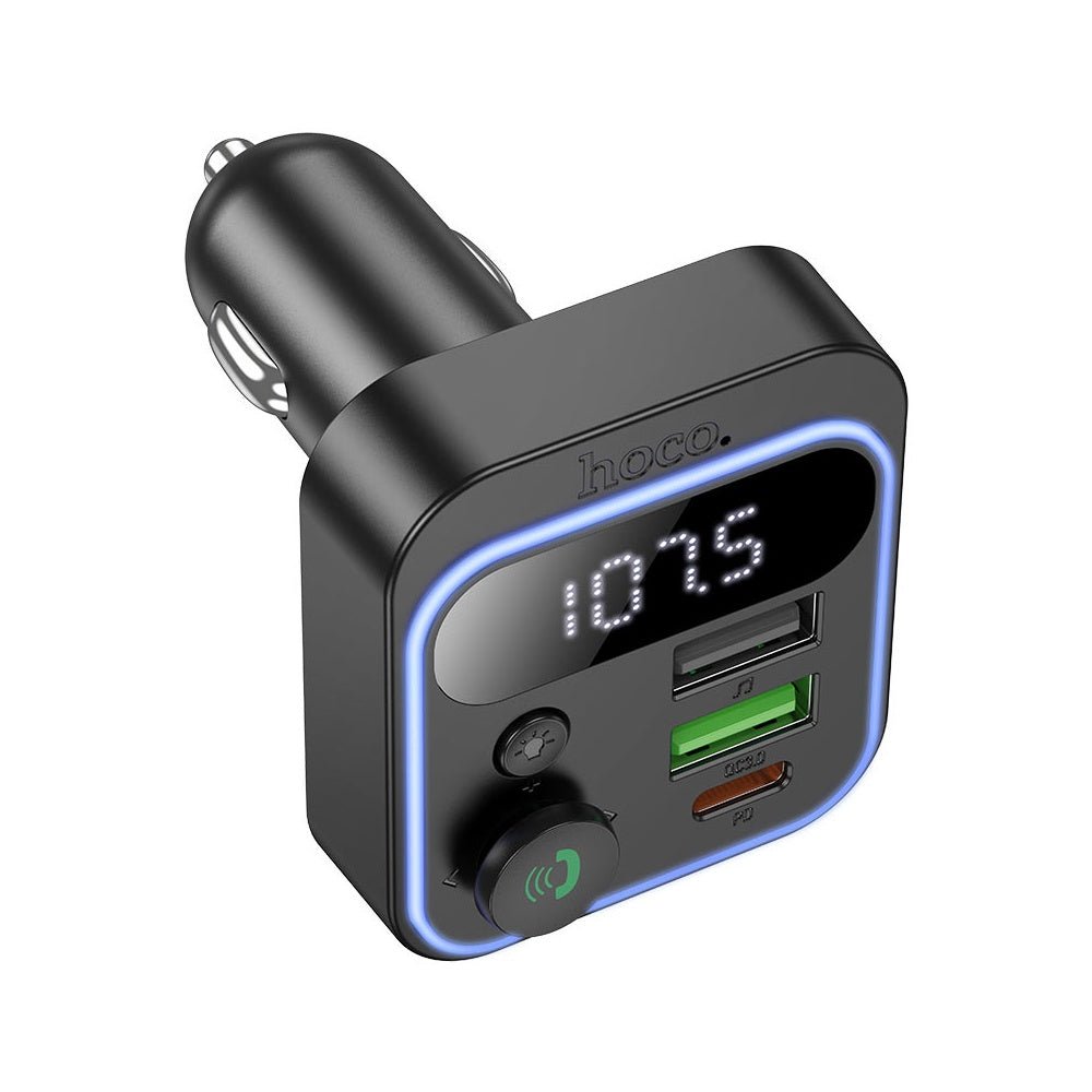 Hoco - Hoco Car Charger PD20W QC3.0 with FM Transmitter E85 - Cle Market