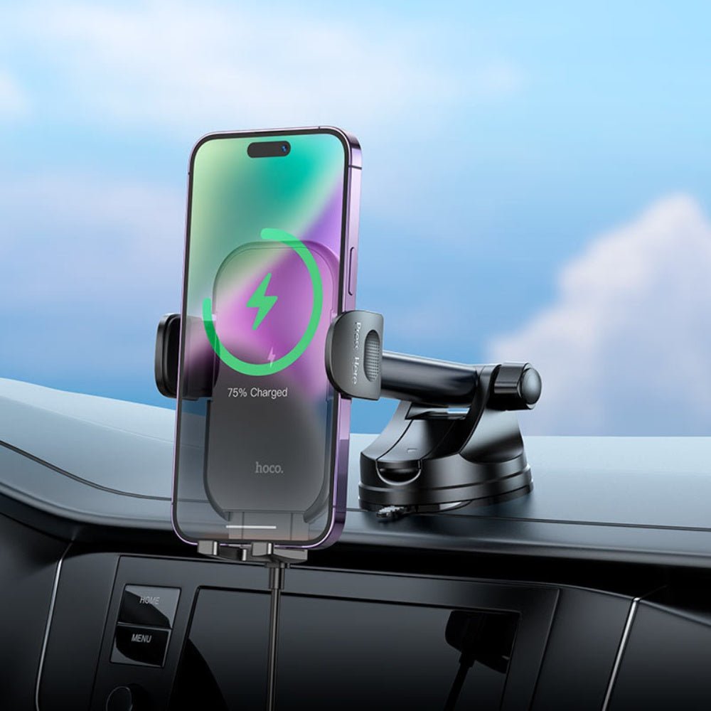Hoco - Hoco Car Dashboard Wireless Charger HW5 - Cle Market