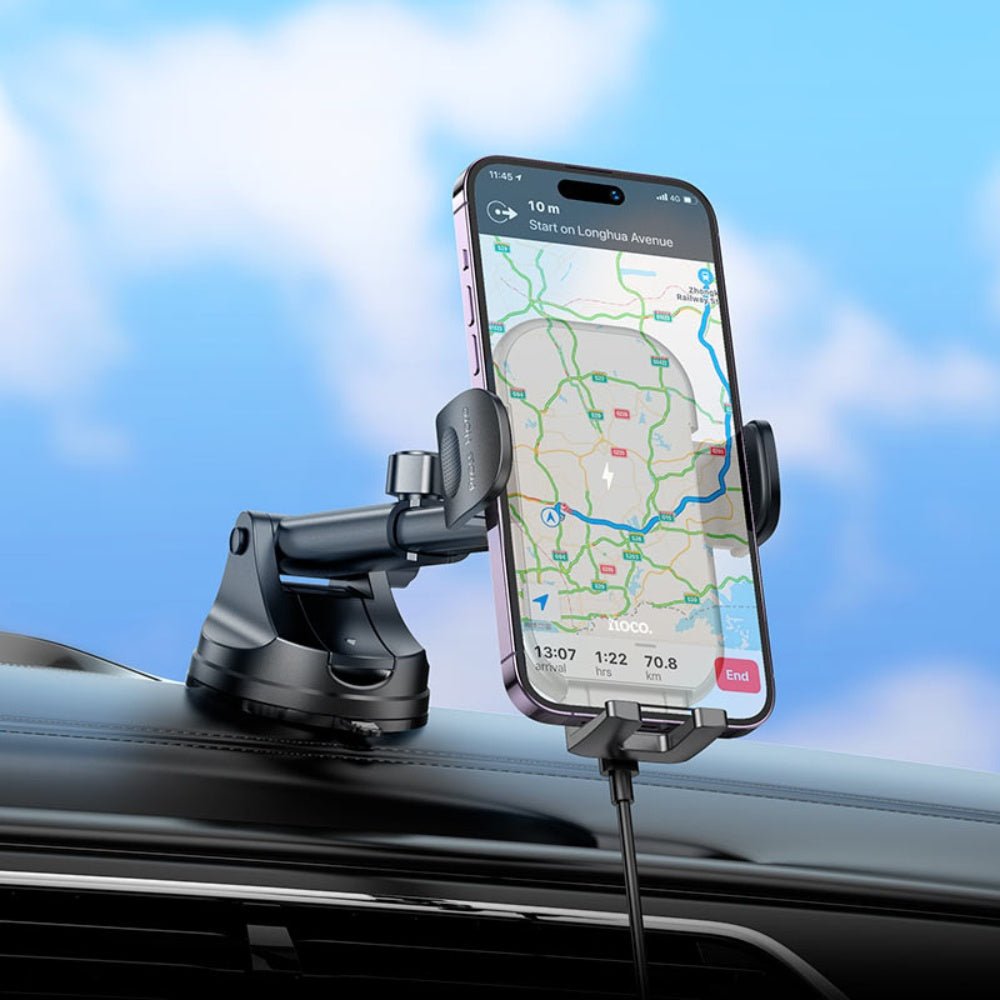 Hoco - Hoco Car Dashboard Wireless Charger HW5 - Cle Market