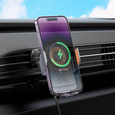 Hoco - Hoco Car Wireless Charger For Air Outlet HW7 - Cle Market